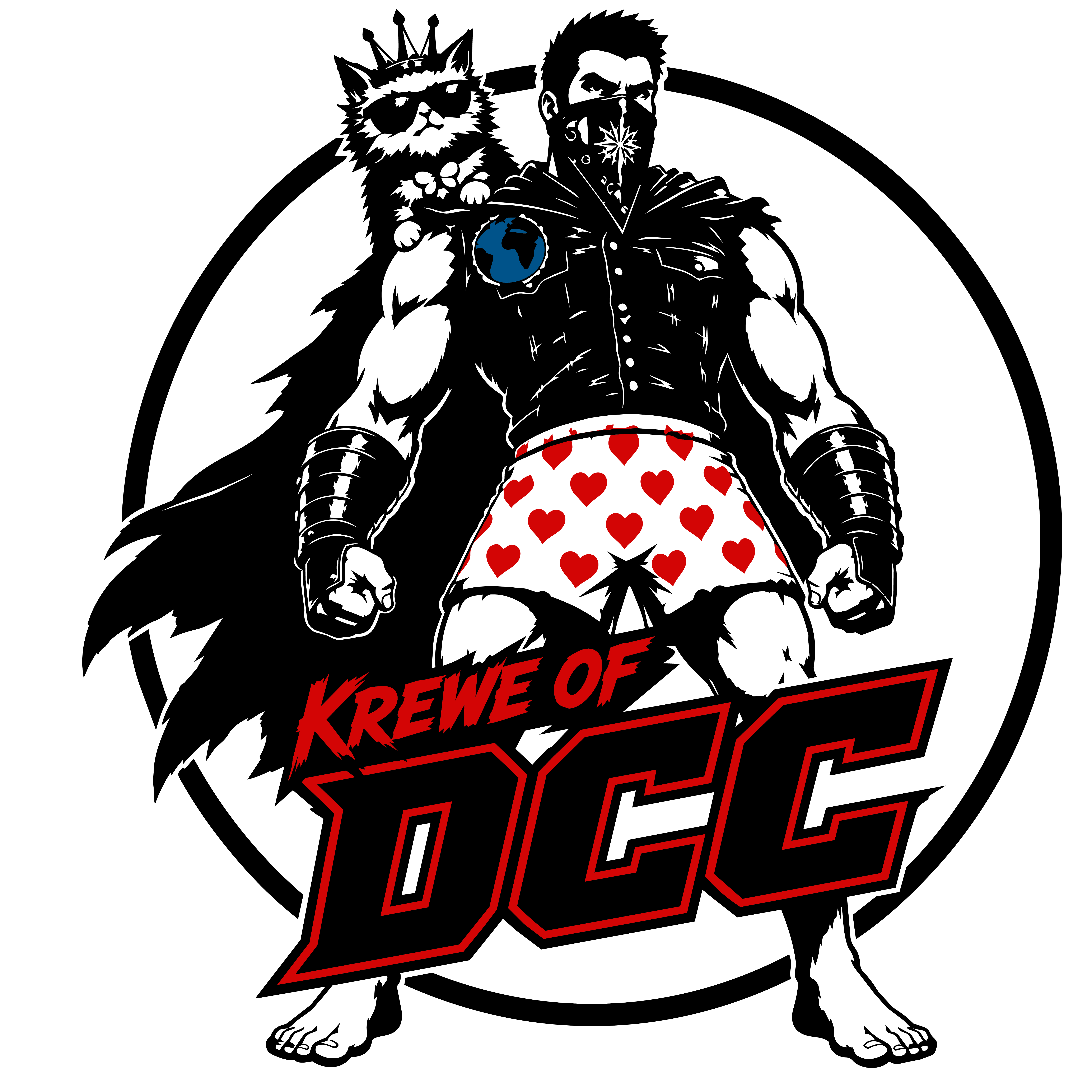 Krewe of DCC character logo